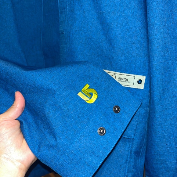 NEW $320 Burton GMP Thatcher Jacket! Small  Blue Dry Ride EcoNanoshell 2L Shell - Picture 6 of 11